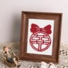 happiness blessing easy cross stitch pattern